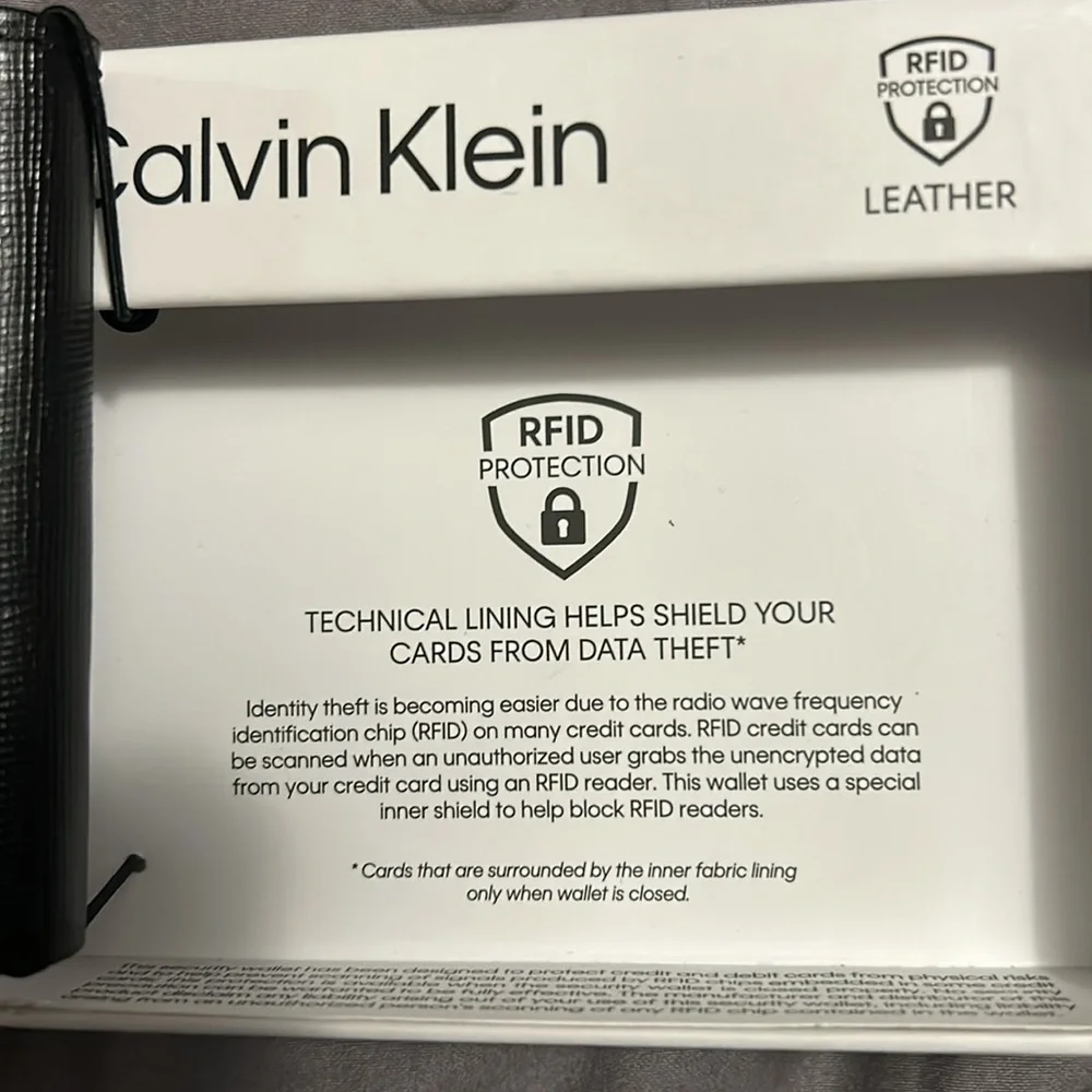 Calvin Klein black bifold