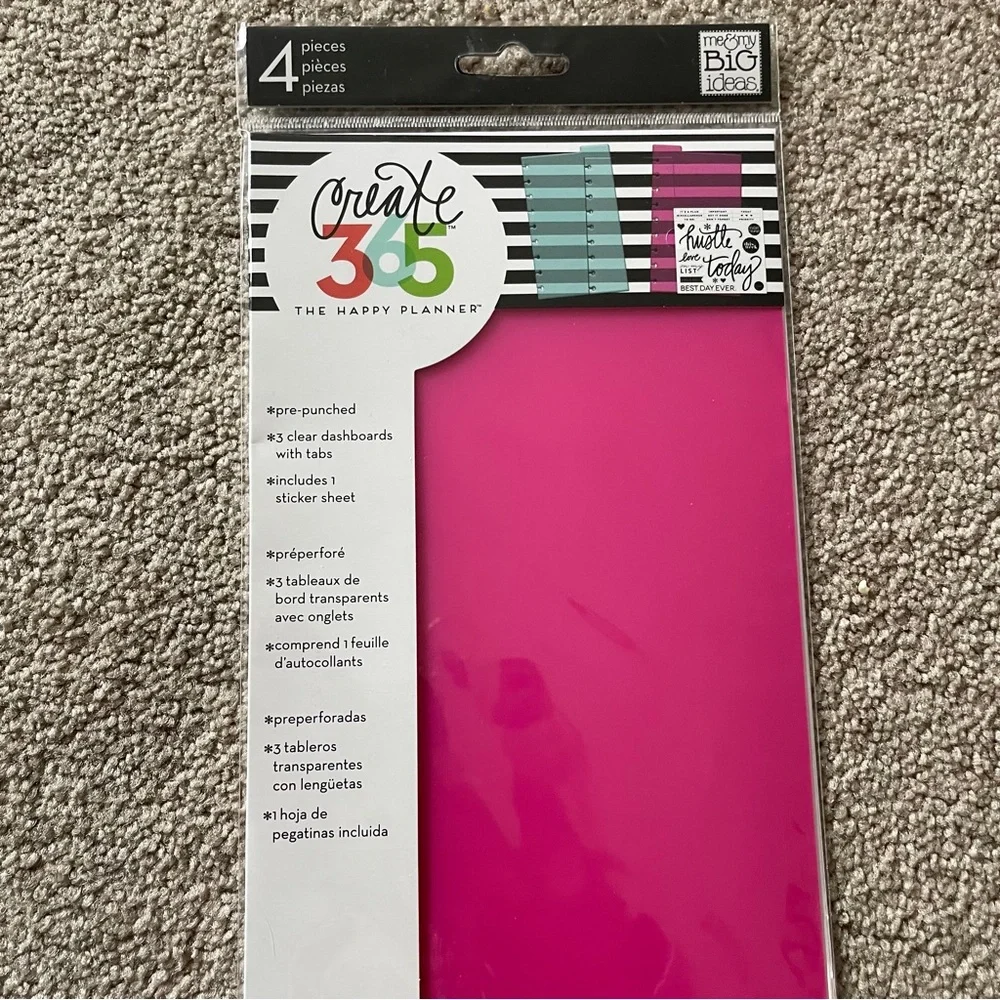 happy planner misc set of refills covers stickers