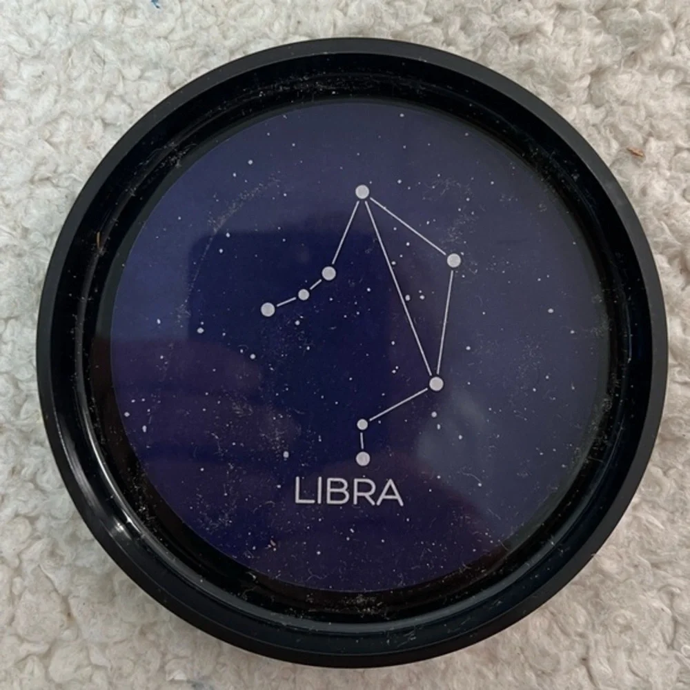 Lucy Lu Libra Zodiac Sign Coaster Trinket Tray