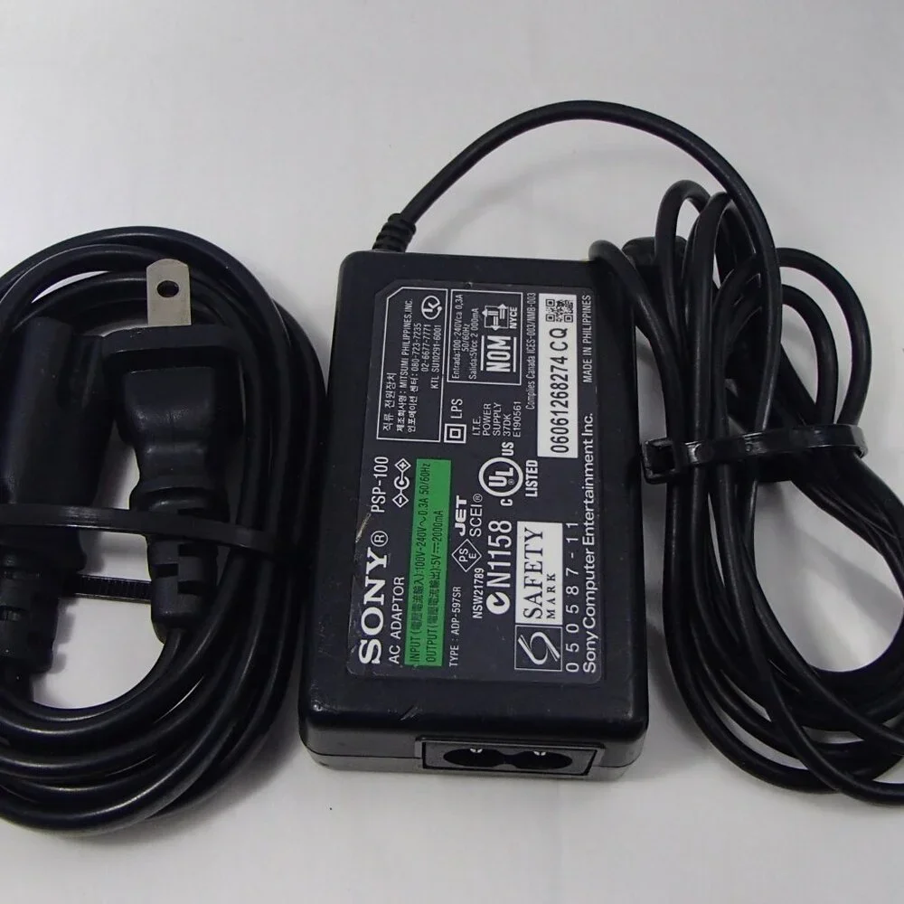 SONY PSP-100 5V 1500mA AC ADAPTOR PSP-2000 2001 3000 GENUINE CHARGER