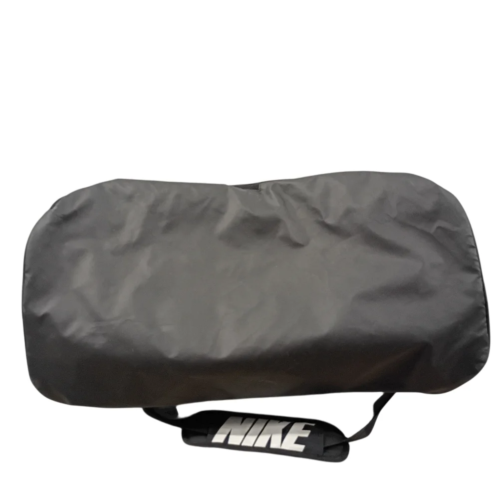 Nike Black and White Duffel Bag