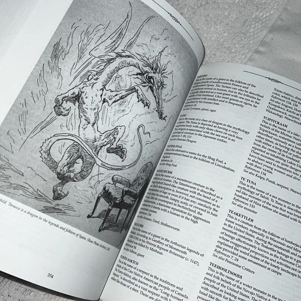GIANTS, MONSTERS & DRAGONS AN ENCYCLOPEDIA OF FOLKLORE, LEGEND AND MYTH BOOK