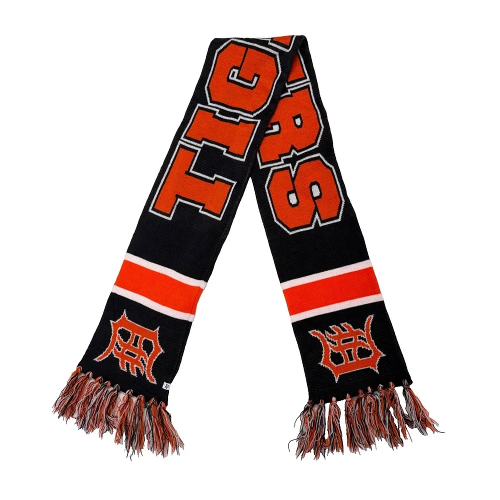 Detroit Tigers Breakaway Knit Scarf Navy 47 Brand MLB Gear Adult 7
