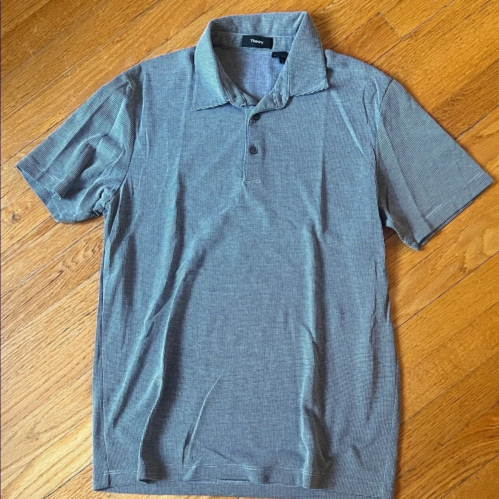 Theory Charcoal Polo Shirt