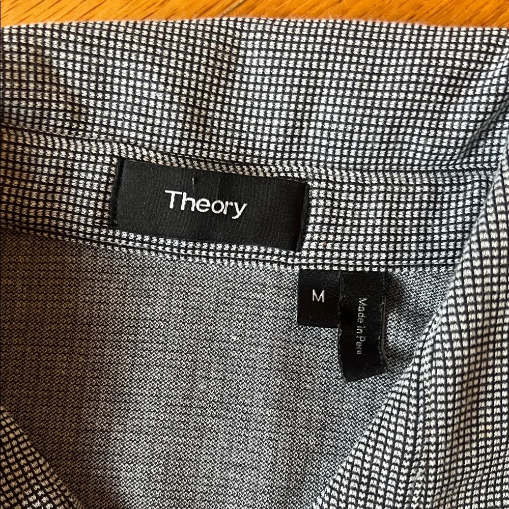 Theory Charcoal Polo Shirt