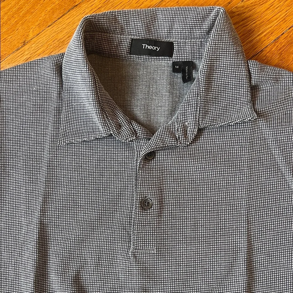Theory Charcoal Polo Shirt