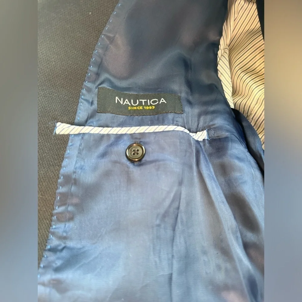 Navy nautica blazer sports coat jacket
