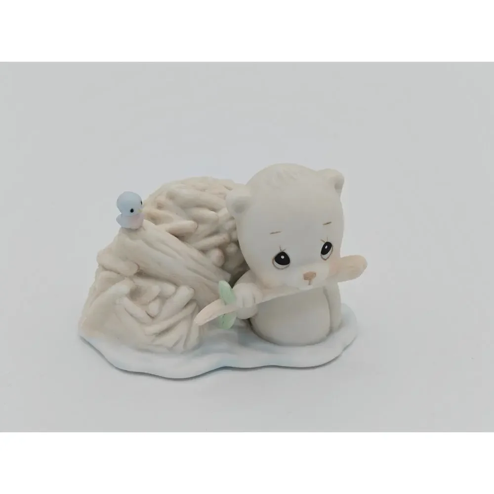 Enesco Every Mans House Is His Castle Figurine BC921 1992 Vintage Porcelain Gift