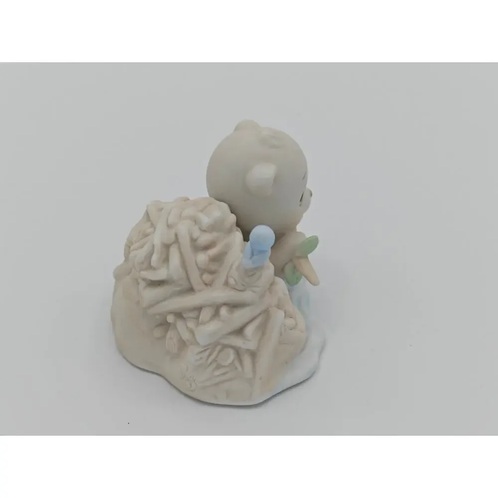 Enesco Every Mans House Is His Castle Figurine BC921 1992 Vintage Porcelain Gift