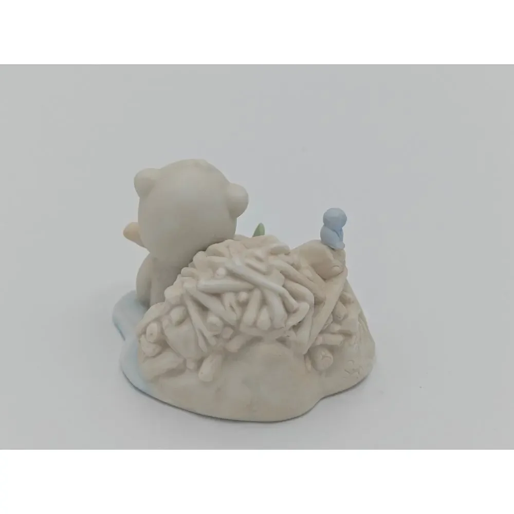 Enesco Every Mans House Is His Castle Figurine BC921 1992 Vintage Porcelain Gift