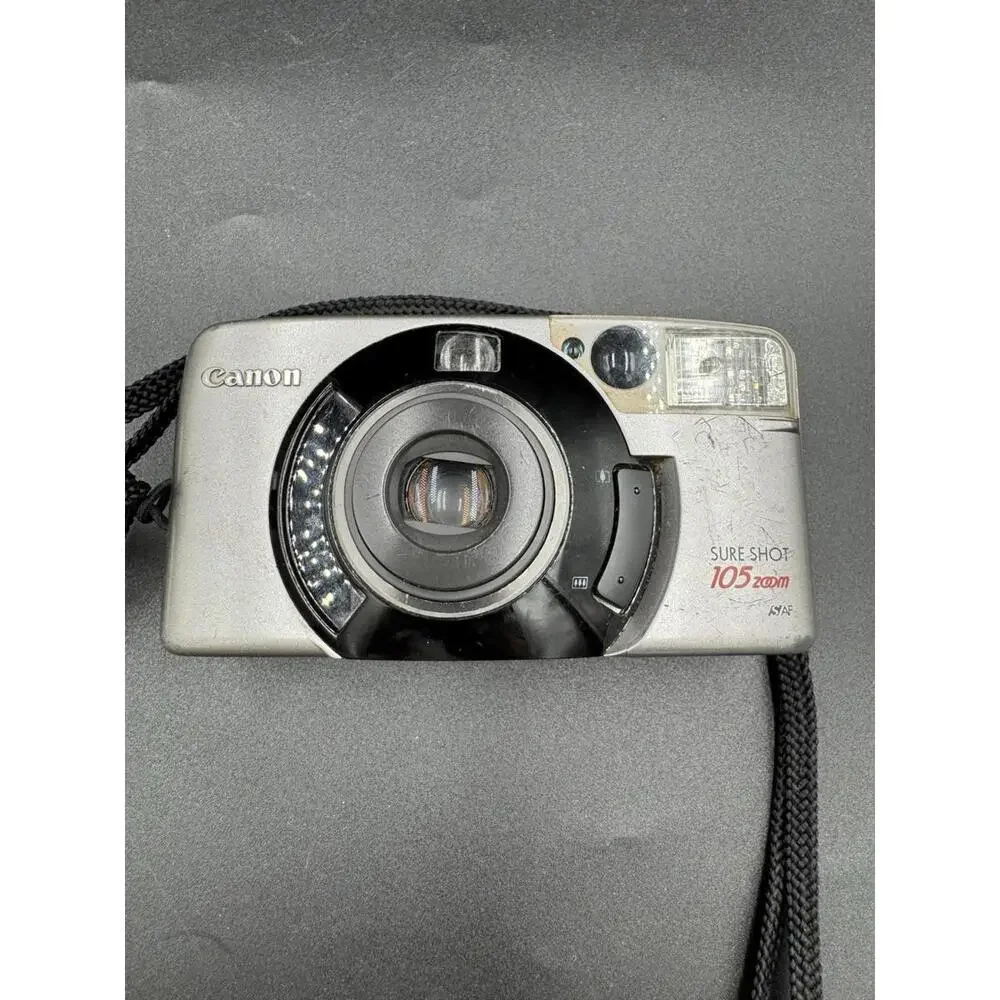 Canon Sure Shot 105 Zoom 35mm point & shoot Film Camera UnTested Works new film