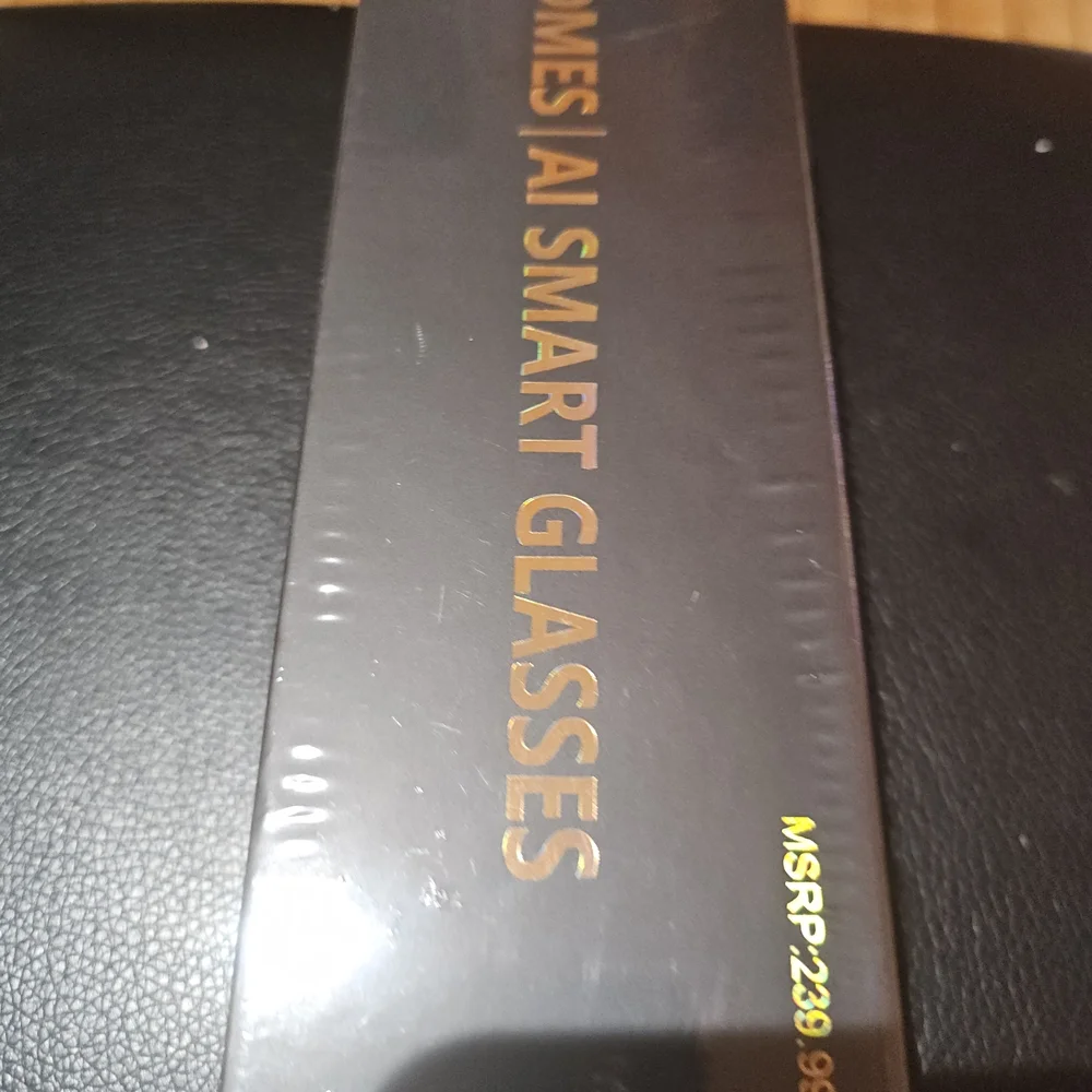 Premium Smart Glasses with Gold Highlights