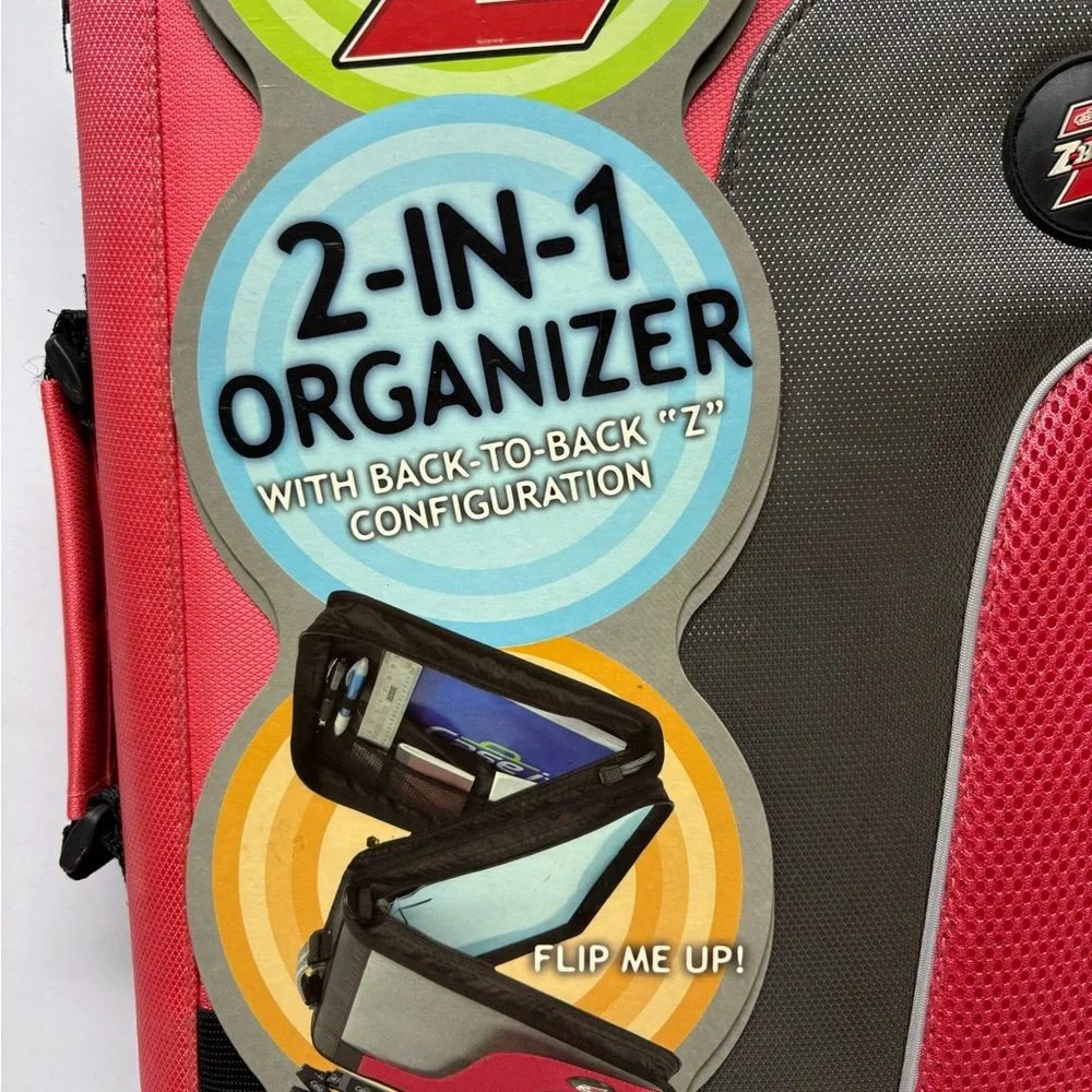 Vintage NWT Case it Z binder 2-in 1 Organizer with configuration/shoulder strap!