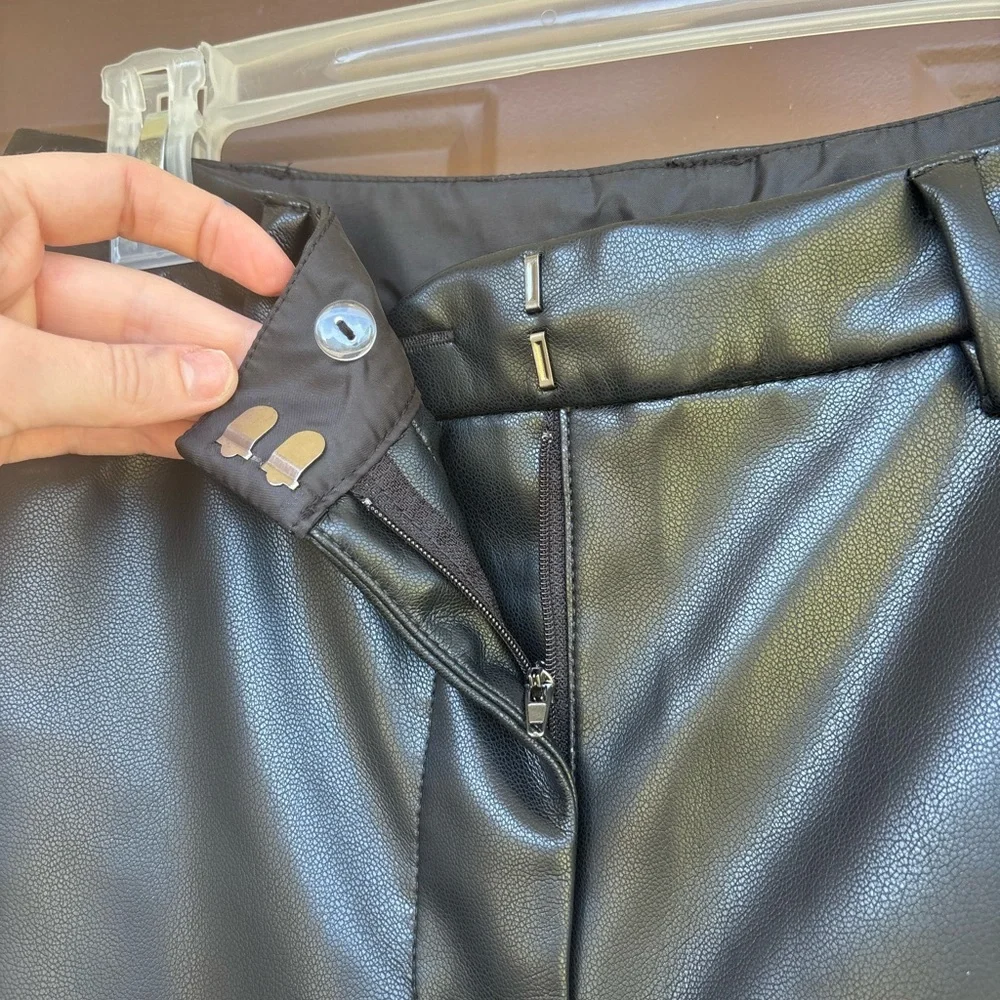 Black Women's Leather Pants