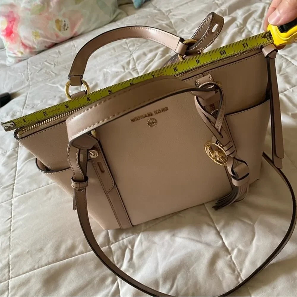 Michael Kors Nomad Tote Crossbody in Blush Pink