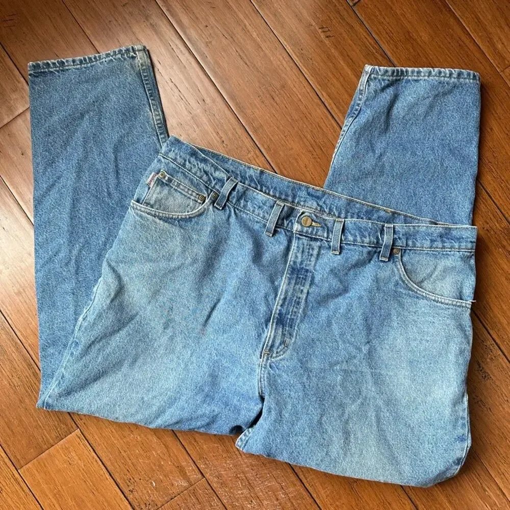 Carhartt Men's B17 DST Darkstone Relaxed Fit Jeans Heavyweight Denim 44x32
