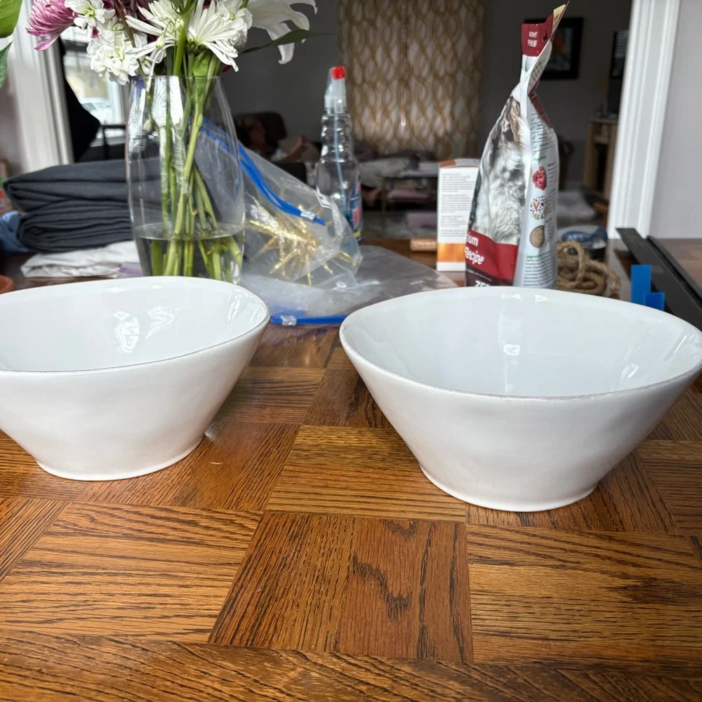 Crate&Barrel bowls sleek