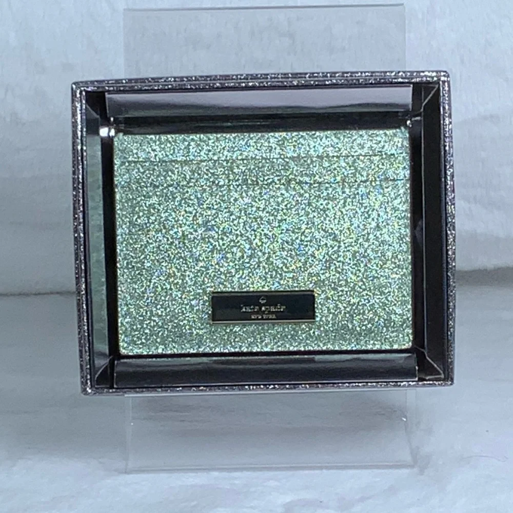 Kate Spade Sparkling Green Card Holder