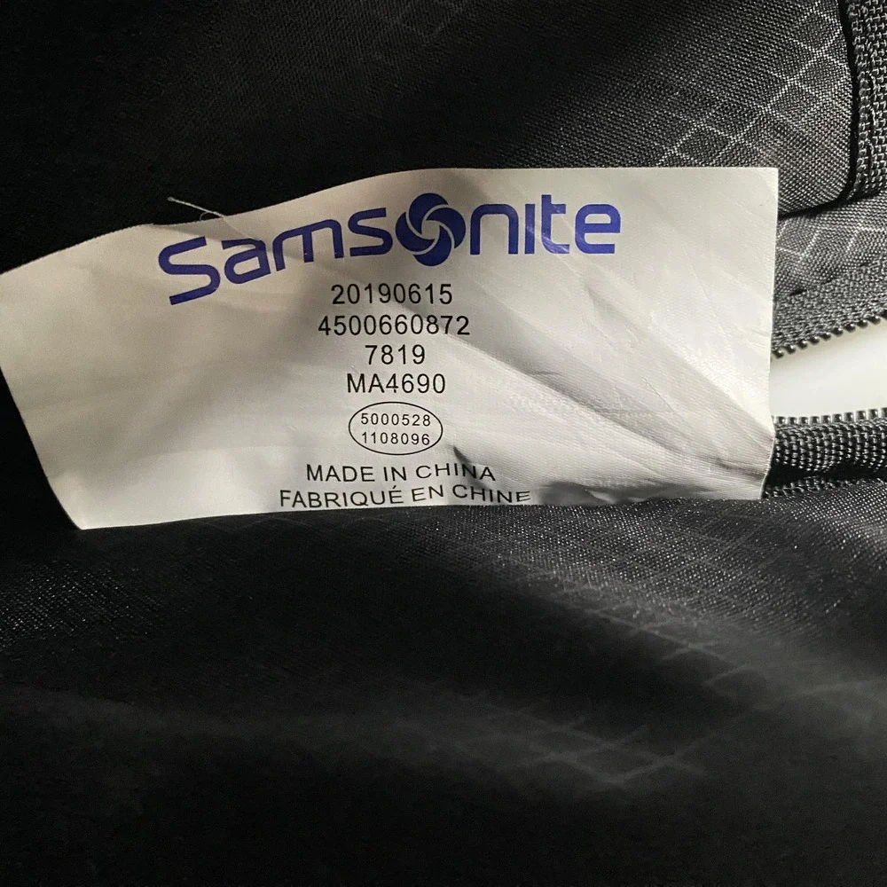 Samsonite Laptop Backpack Gray Heather Travel Work Business Bag Trolley Sleeve