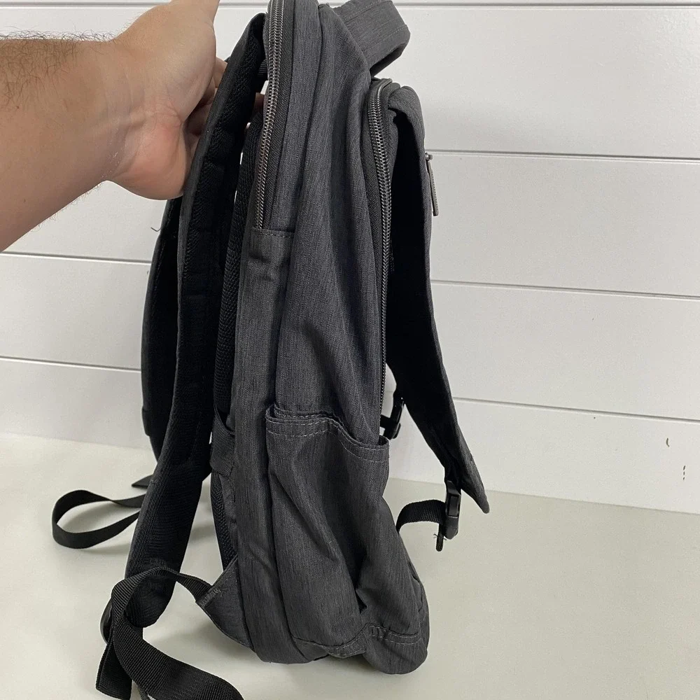 Samsonite Laptop Backpack Gray Heather Travel Work Business Bag Trolley Sleeve