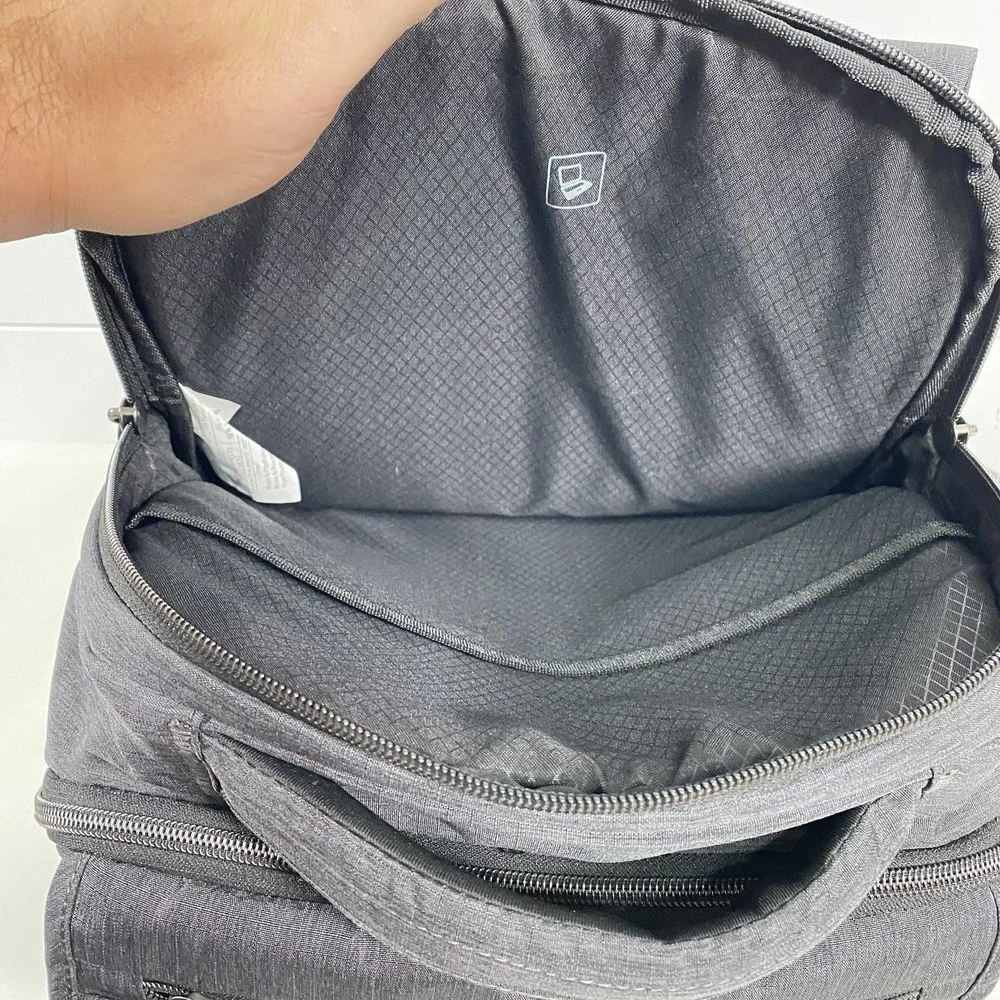 Samsonite Laptop Backpack Gray Heather Travel Work Business Bag Trolley Sleeve