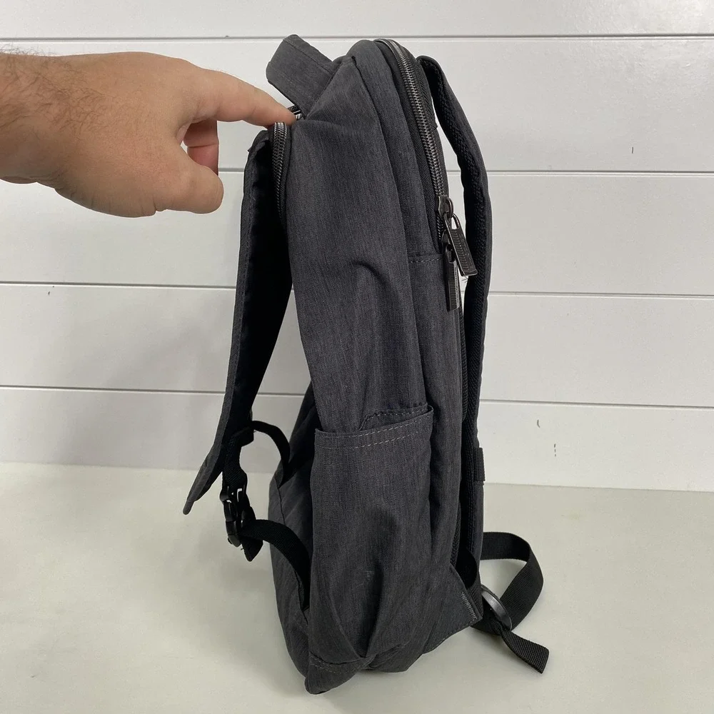 Samsonite Laptop Backpack Gray Heather Travel Work Business Bag Trolley Sleeve