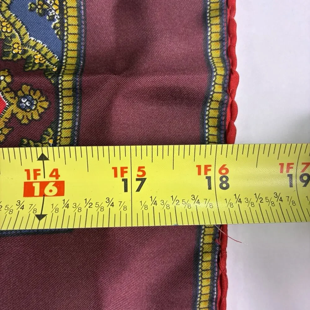 Vintage Christian Dior Silk Square Scarf 18