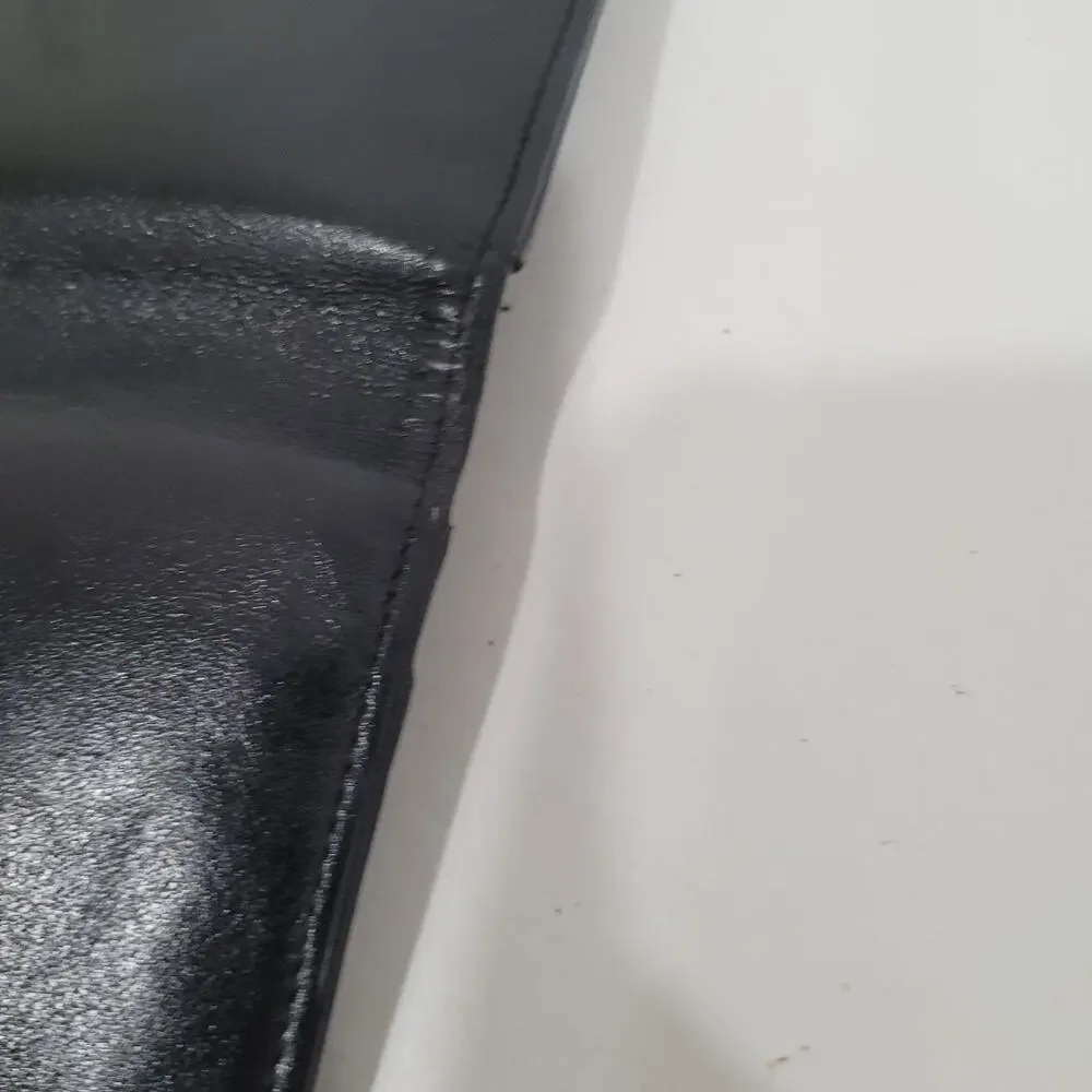 Montblanc Meisterstuck Men's Leather Black Wallet Card Bill Holder Long Bifold