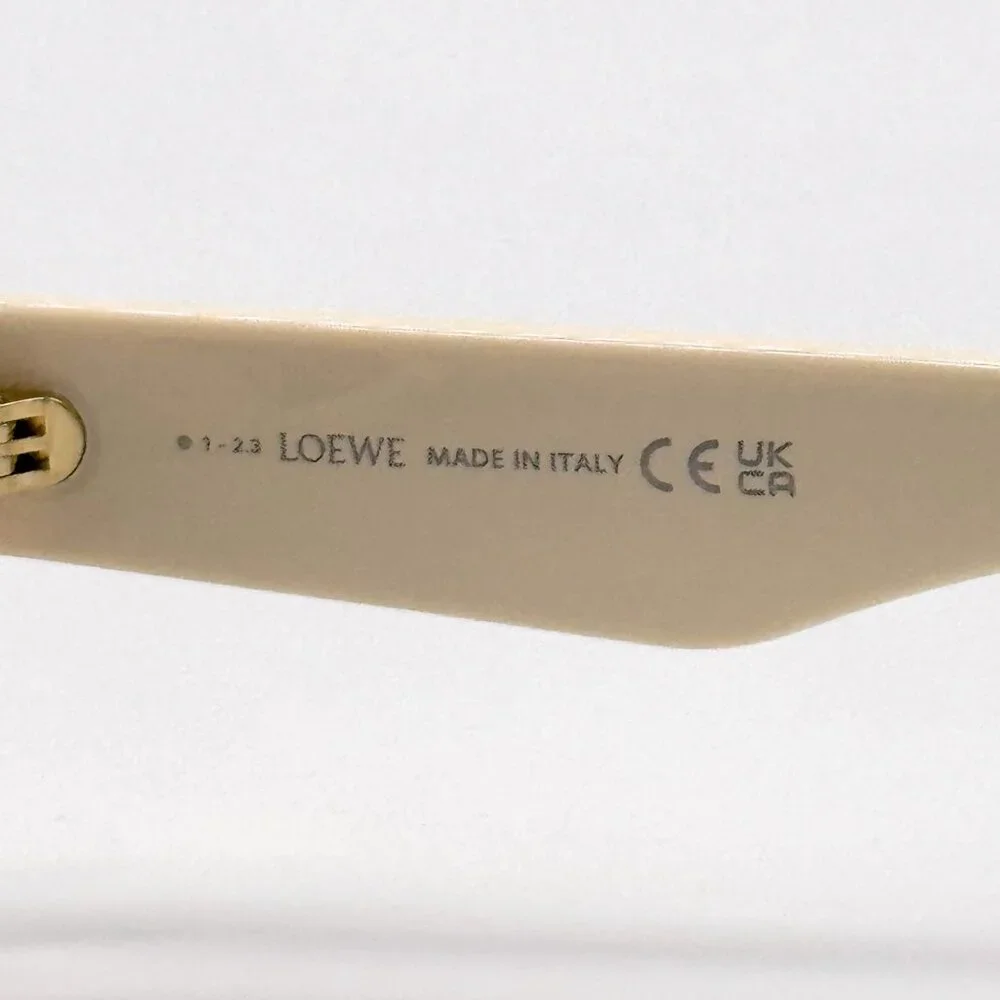 NEW LOEWE SUNGLASSES LW4114IS 25E IVORY WOMEN EYEWEAR