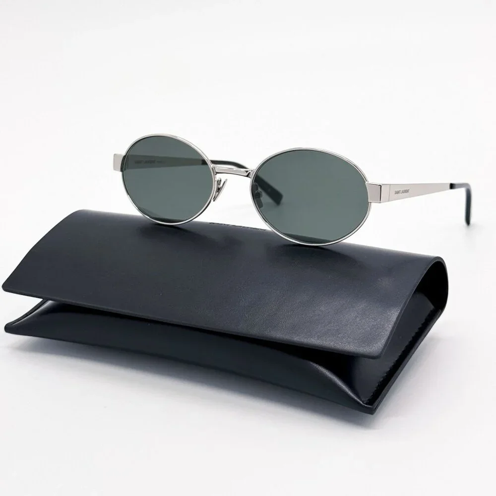 NEW SAINT LAURENT SUNGLASSES SL692 002 SILVER WOMEN EYEWEAR SL 692 002