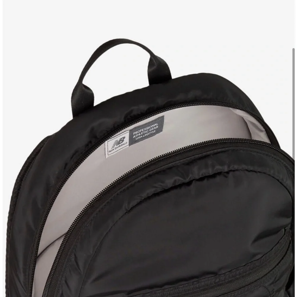 New Balance Quilted Black Backpack