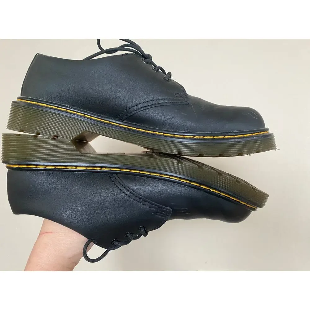 Doc Dr. Martens 1461 Oxford Black Lace Up Women’s 7/ Mens 6 EU 38