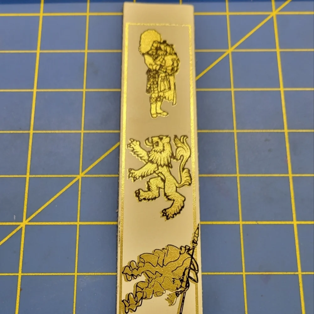 Felts Fun Finds white bookmark