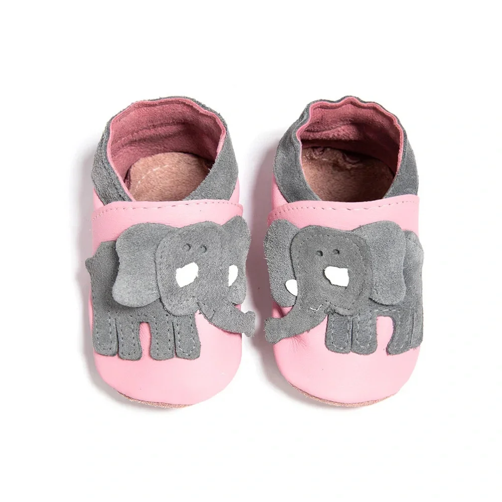 Leather Baby girl slipper sz 0-6M