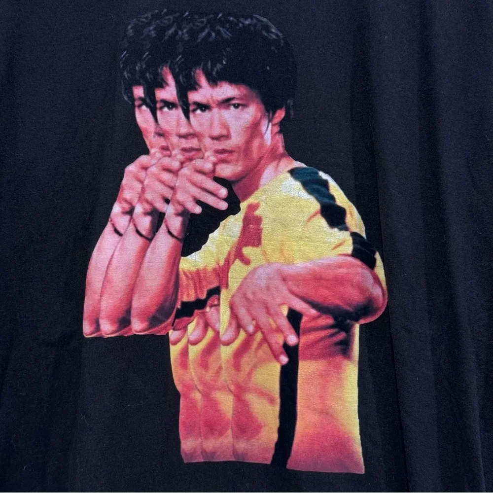 Vintage Bruce Lee T-Shirt Size XXL‎ Hanes ComfortSoft Heavy Weight