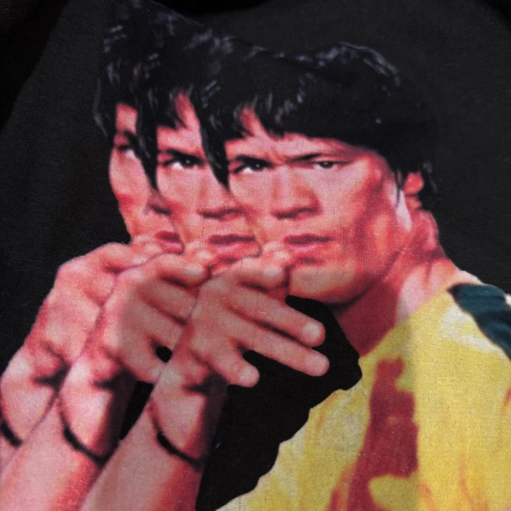 Vintage Bruce Lee T-Shirt Size XXL‎ Hanes ComfortSoft Heavy Weight