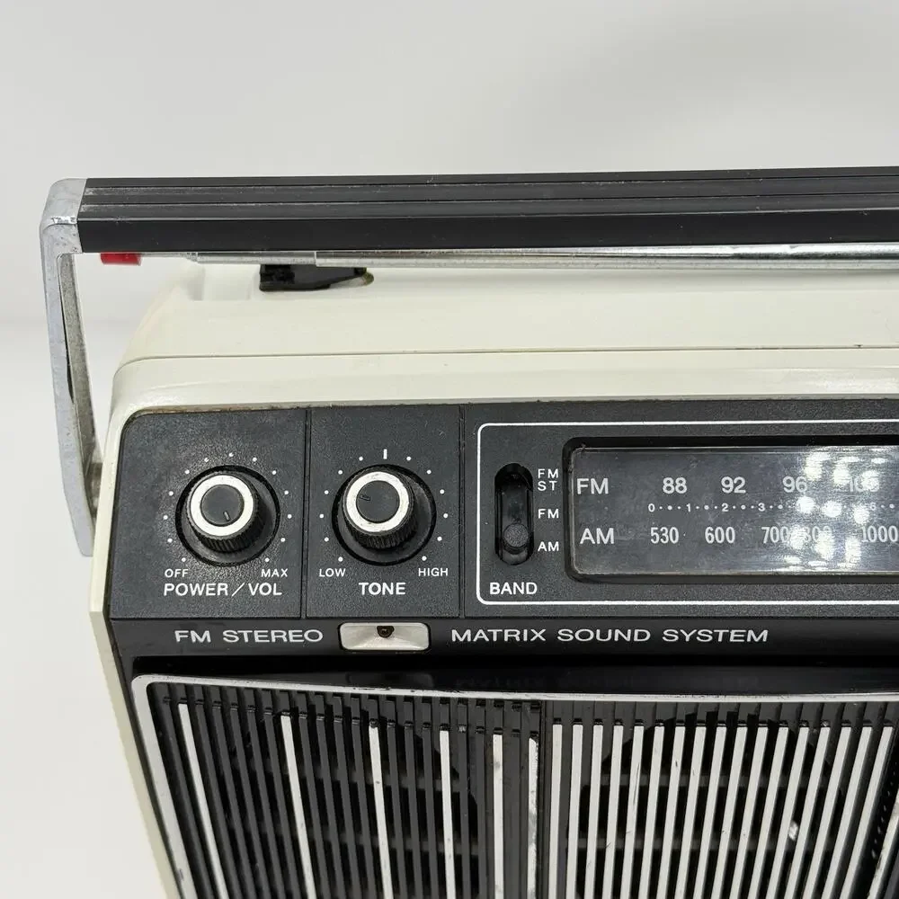 Sony MR 9100W AM FM Radio Matrix Stereo AC DC Vintage Tested