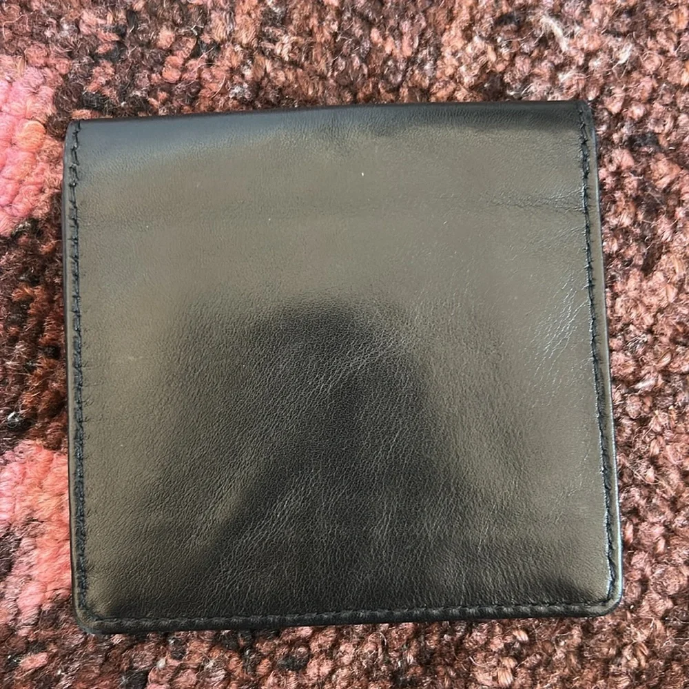 Chanel Vintage Leather Black Small Wallet