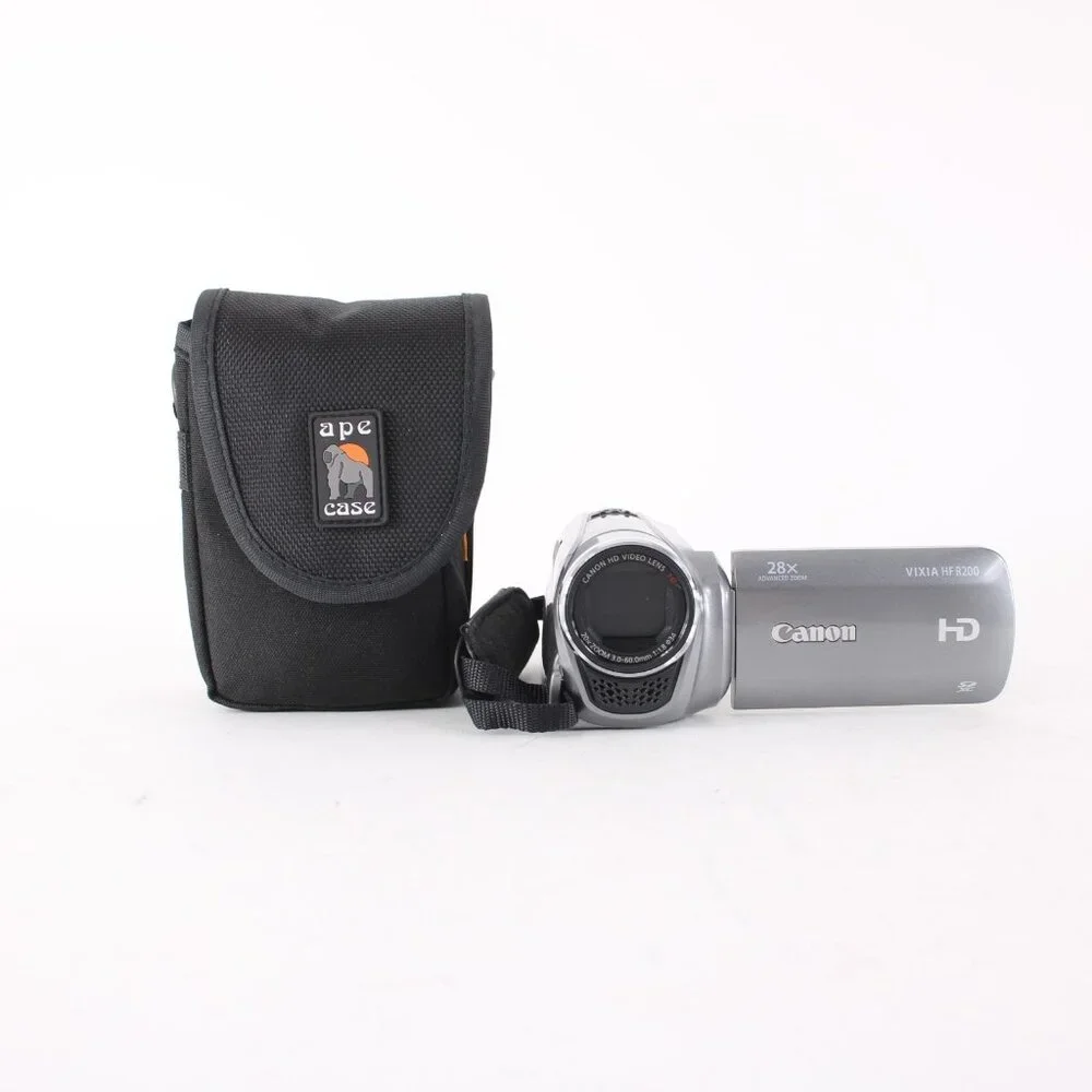 Canon Vixia HF Video Camcorder R200 DC 3.7V HD 28X Zoom W/ Accessories Camcorder