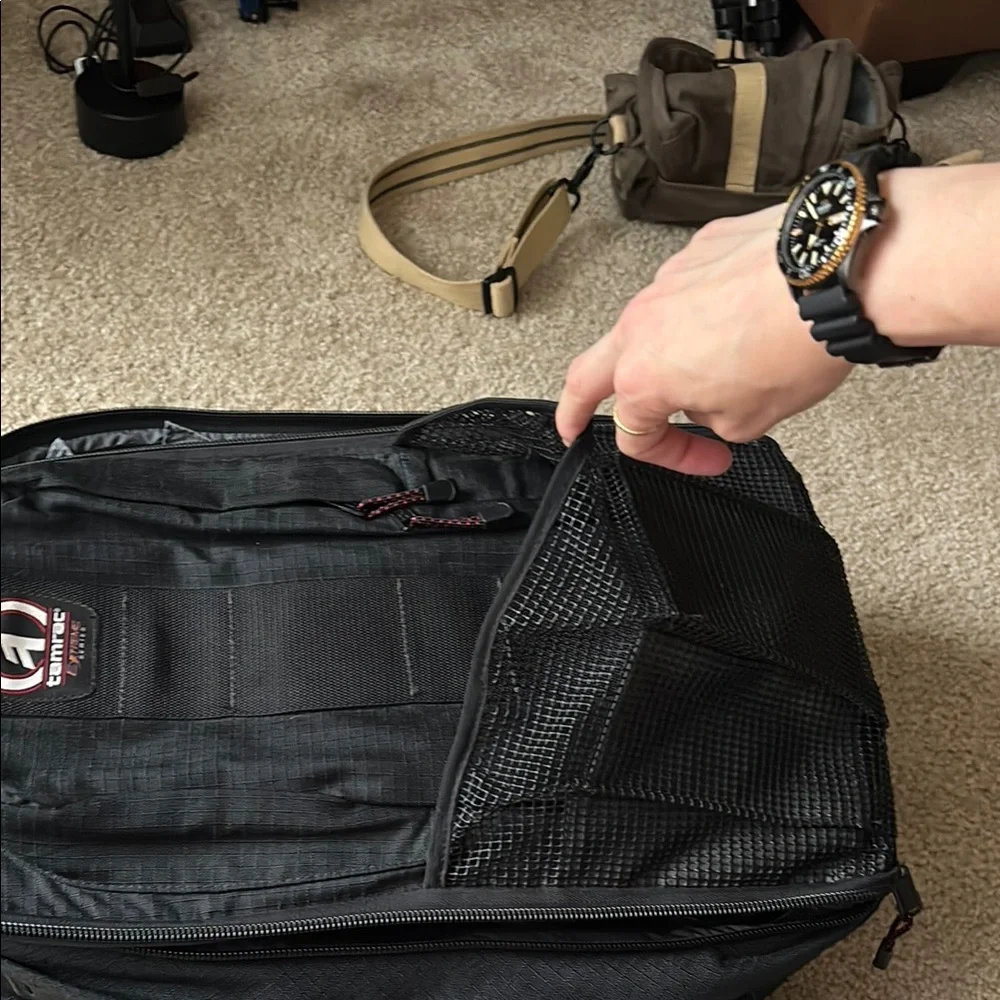 Black Camera Backpack