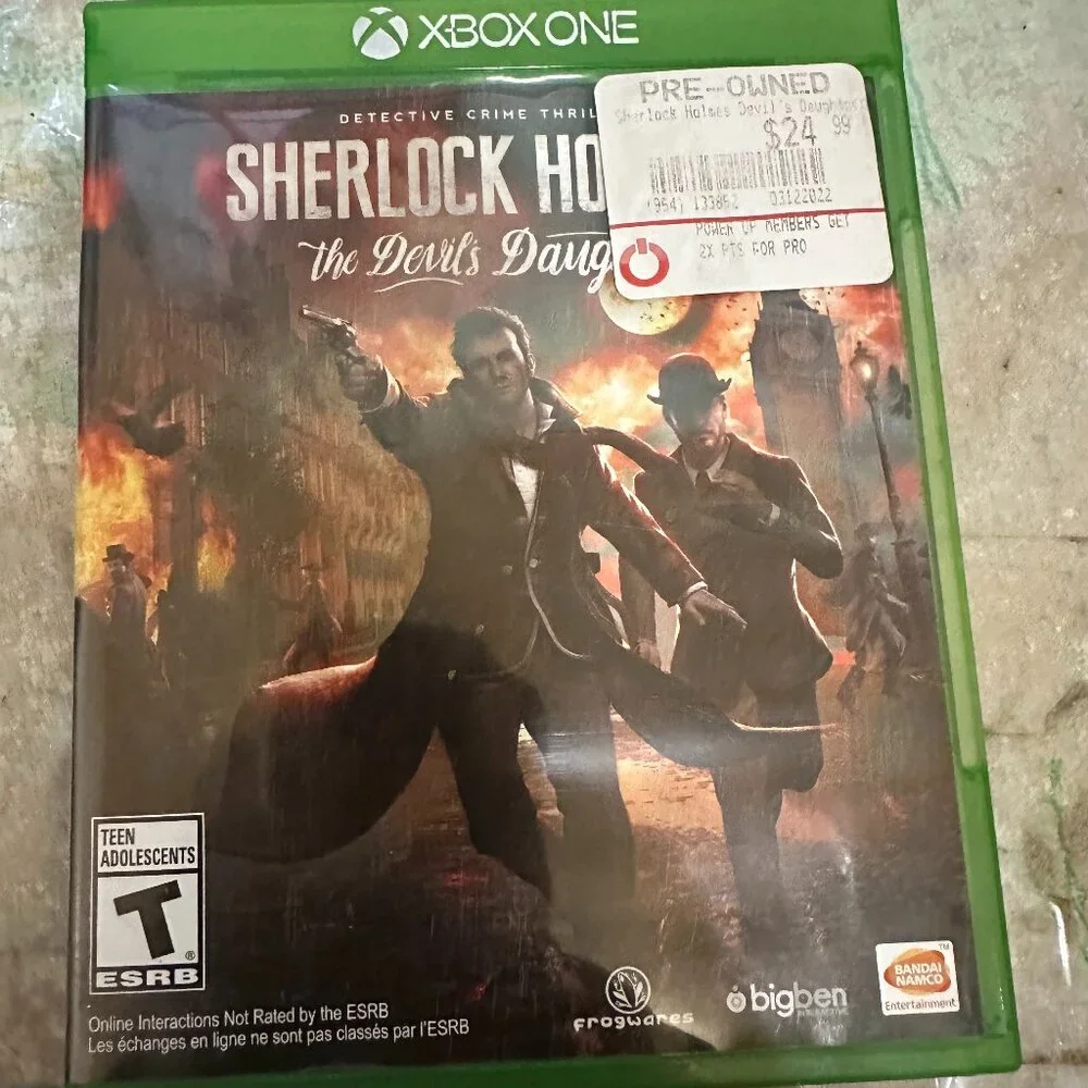 Sherlock Holmes The Devil's Daughter Microsoft Xbox One No Manual