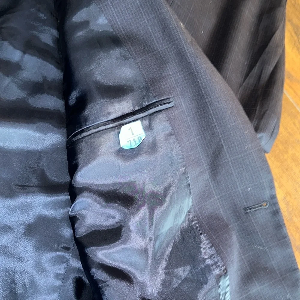 Jos A Bank Vintage Classic Blue Pinstripe Men's Blazer 44L