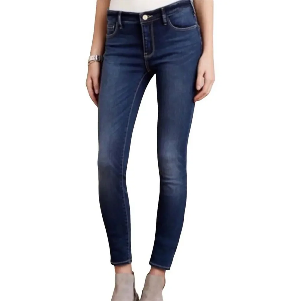 Anthropolgie Pilcro And The Letterpress Size 27 Serif Queen Bee Skinny Jeans