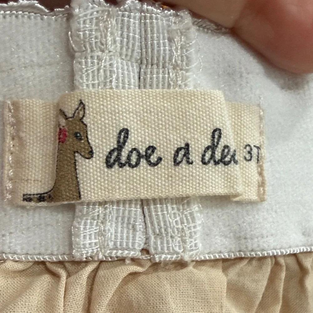 Gold Polka Dot Kids Skirt