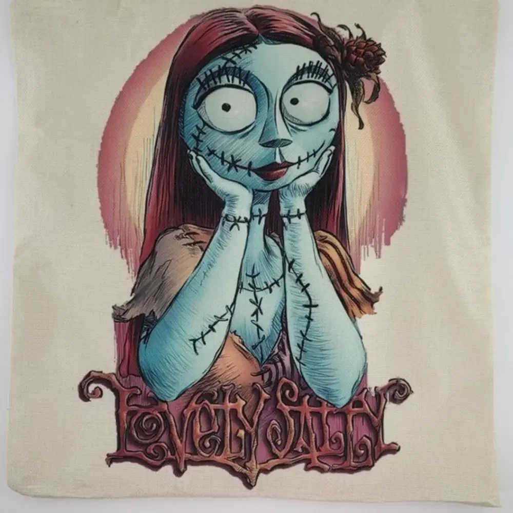 Nightmare Before Christmas Pillow Case Cushion‎ Cover Lovely Sally 18