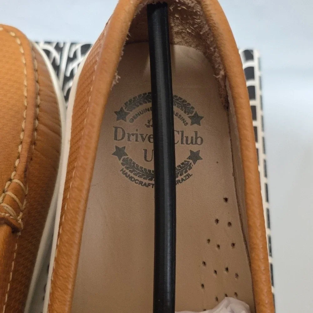 Driver Club Usa Size 13.5 Kid San Diego Mocassins, Tan Napa