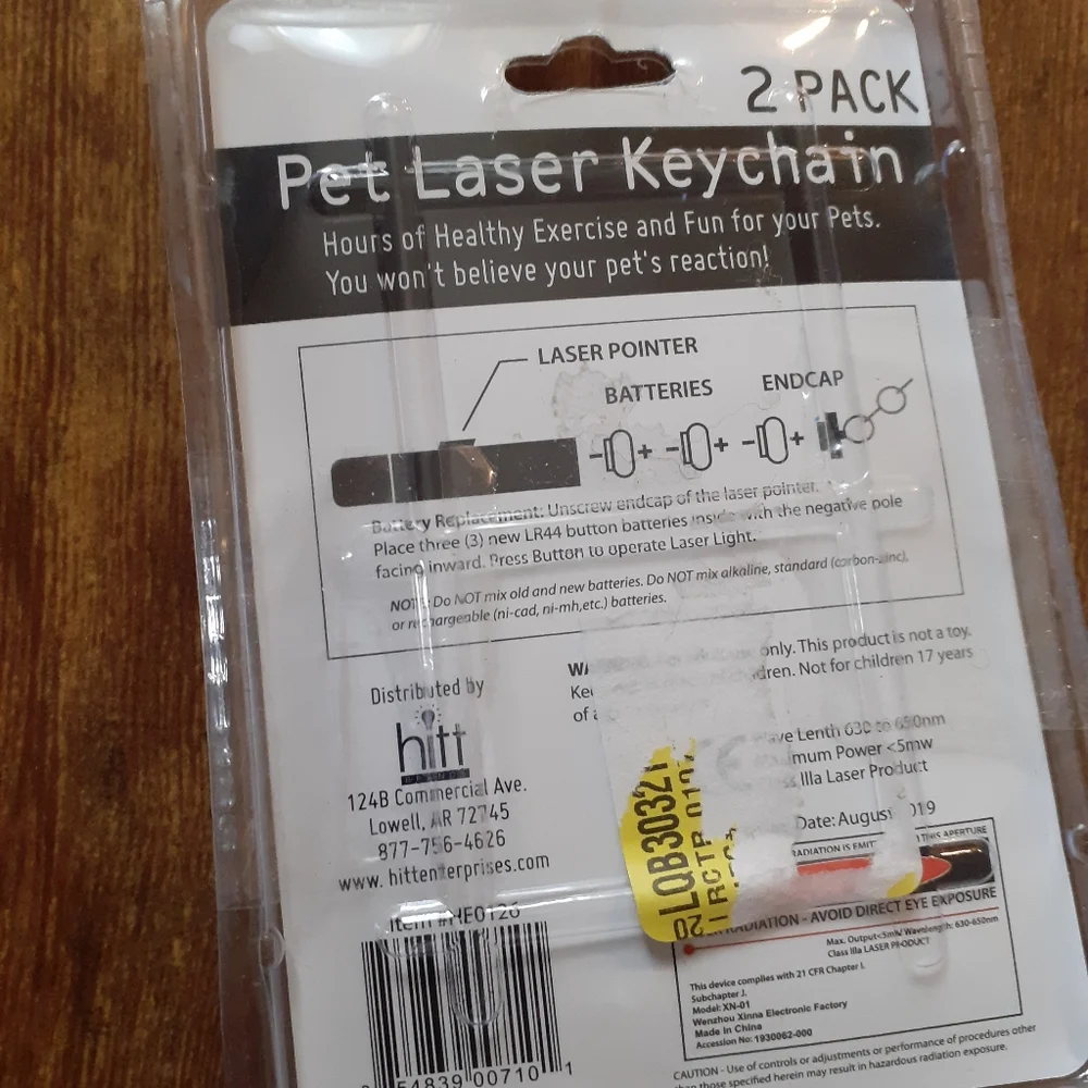 2 pack laser keychain (New w/o package)