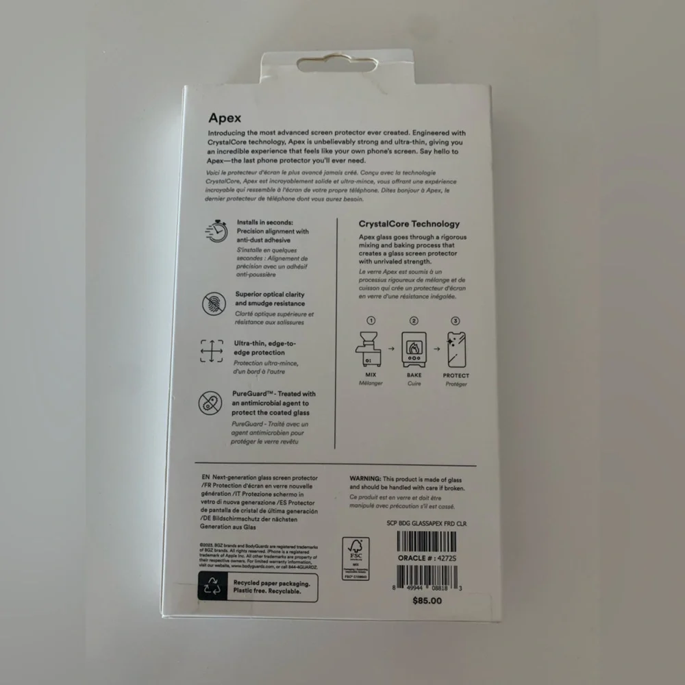 Apex CrystalClear Screen Protector