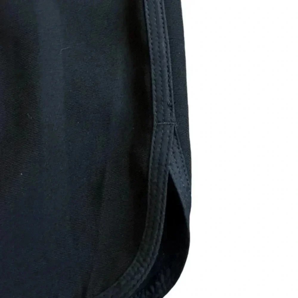 J. Crew Black Crepe Athletic style Mini skirt 8