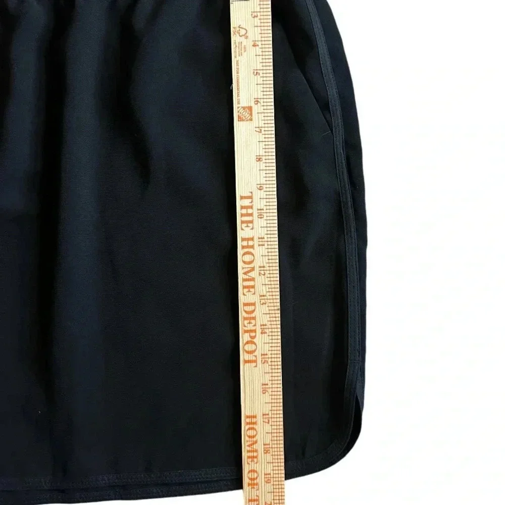 J. Crew Black Crepe Athletic style Mini skirt 8
